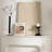 Beige Manufactured Wood Freestanding Fireplace