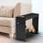 Keymia End Table with USB Ports & Outlets, Wooden Side Table for Bedrooms, Modern End Table-758675997