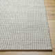 Auria Chevron Handmade Flatweave Wool/Polyester Area Rug in Sterling Gray/Silver/Pewter