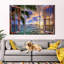«Beach Sunsets And Sunrises», ensemble de 3 pièces sur châssis-93061689