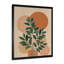 «Green and Orange Minimalisme Herb Elegance», reproduction d'art sur toile botanique verte-766759519-766759456-766759518