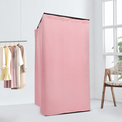 39.37*39.37*78.74In Freestanding Portable Clothing Store Fitting Dressing Room