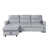 Velours gris clair