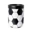 Ensemble d'accessoires de salle de bain Décor Living Football, noir mat