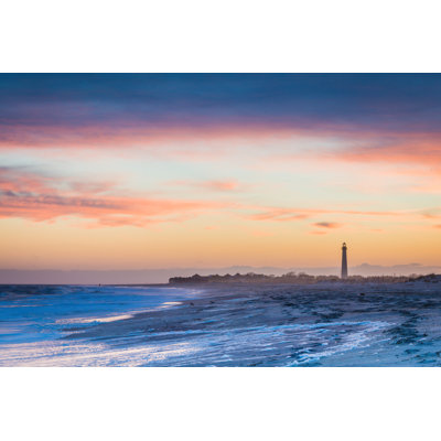 Lighthouse And Atlantic Ocean - Wrapped Canvas Print