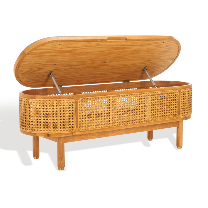Armalda Polyester Upholstered Storage Bench