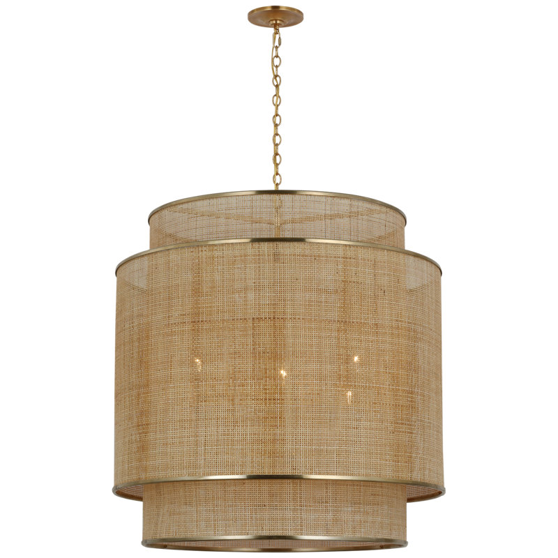 Linley 6 - Light Pendant, Soft Brass