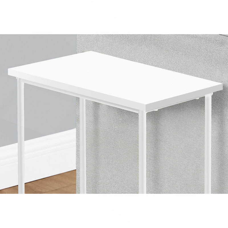 Table d'appoint, côté, bout, étroit, petit, 2 niveaux, salon, chambre à coucher