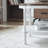 Vintage Brown Round Farmhouse Coffee Table, 2-Tier Storage-603608880-572233947