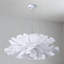 Luminaire suspendu 1 lumière fleur blanche-1567379638
