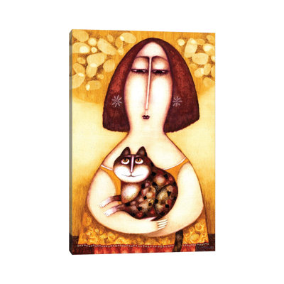 Agata 1 Piece Wrapped Canvas Painting