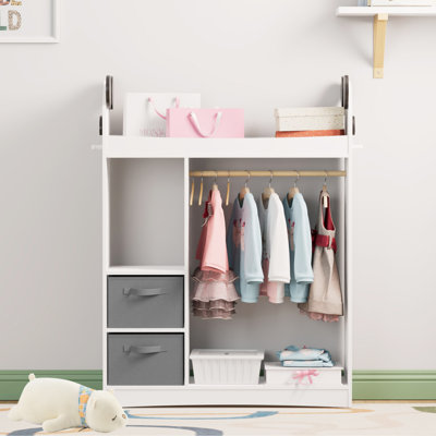 0 Door Manufactured Wood Wardrobe