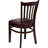 Orlison Vertical Slat Back Wooden Restaurant Chair-17283574-133938423