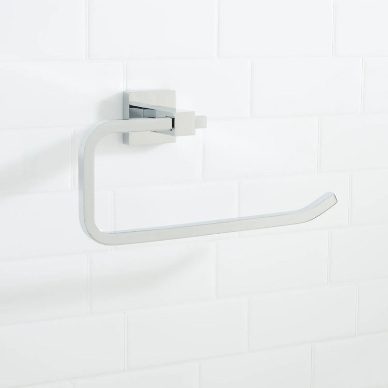 Albury Collection Wall-Mount Towel Ring, Chrome