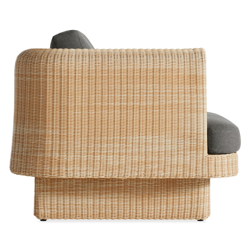 Loophole Outdoor Lounge Chair, Gray