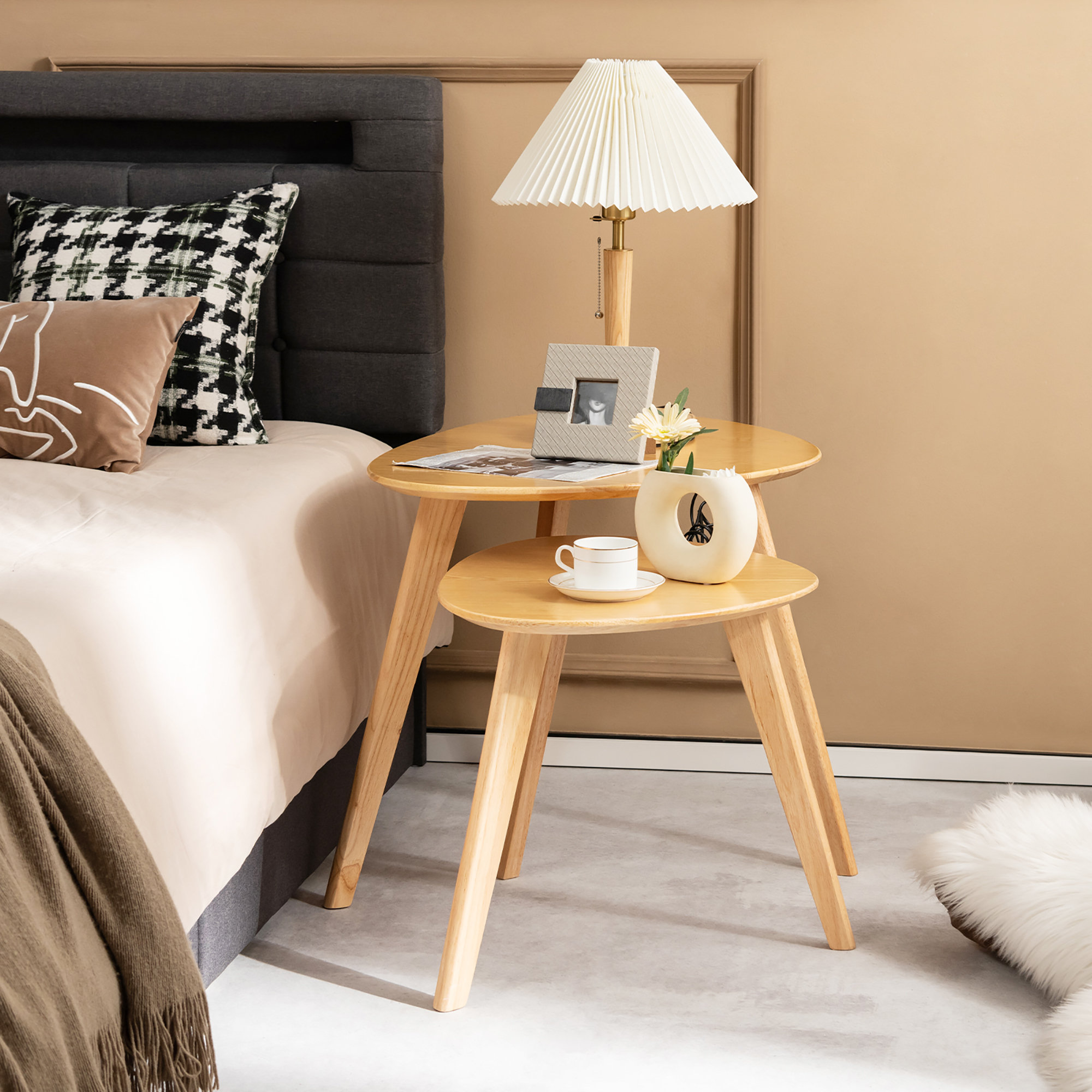 Oliver Solid Wood Living Room Table Set Wayfair Canada