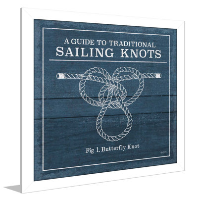 " Vintage Sailing Knots II " Textual Art Print