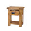 50cm W Solid Wood Bedside Table