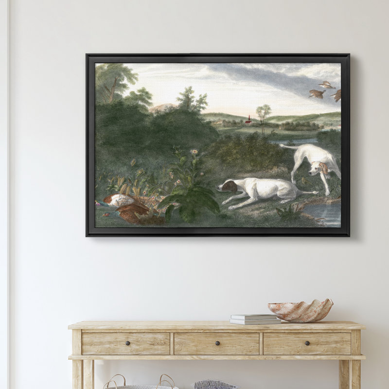 Folle at Mitte - Reproduction d'art sur toile encadrée, H 30,5 po x l 42,5 po x P 1,5 po, Noir