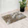 Trisco Abstract Area Rug in Gray