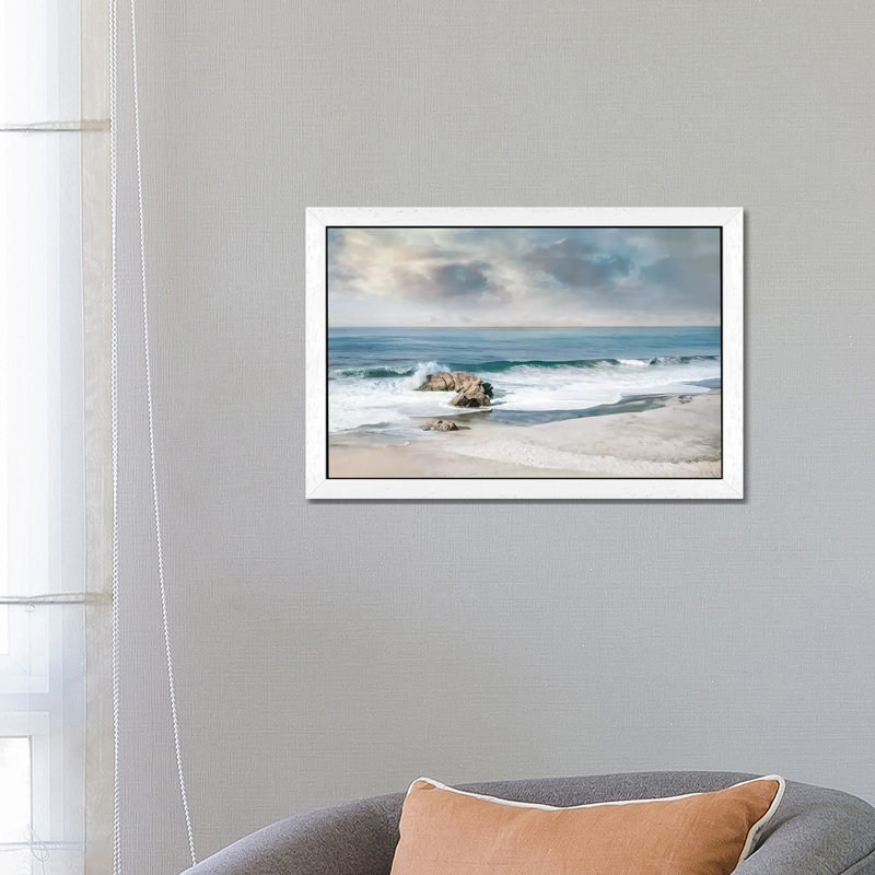 A Forever Moment by Mike Calascibetta - Print on Canvas, 45.72cm H x 66.04cm W x 3.81cm D, White Floater Framed
