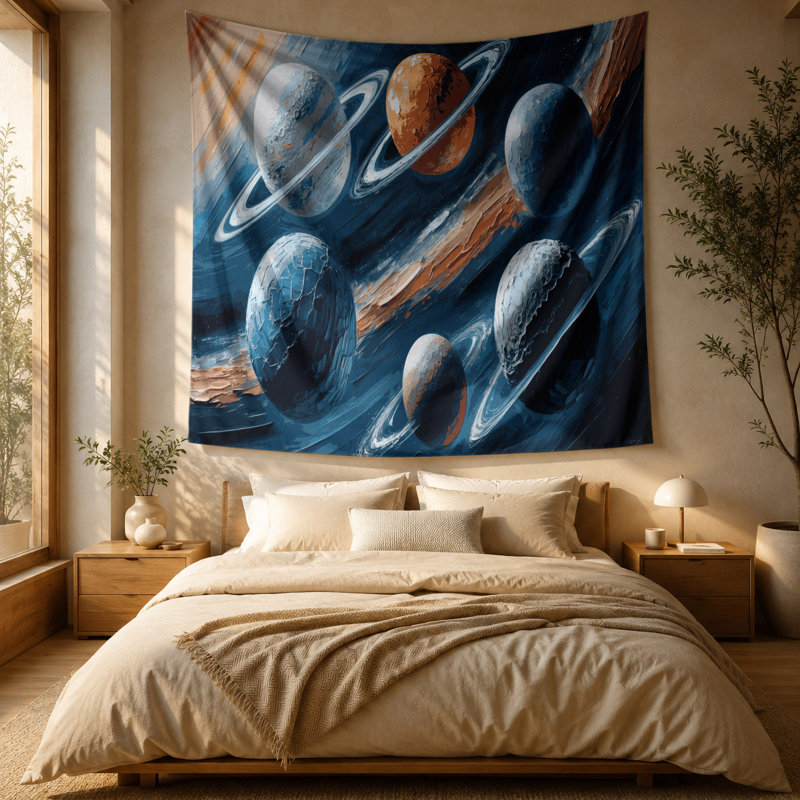 Tapisserie murale Space Jupiters, 51 po x 60 po
