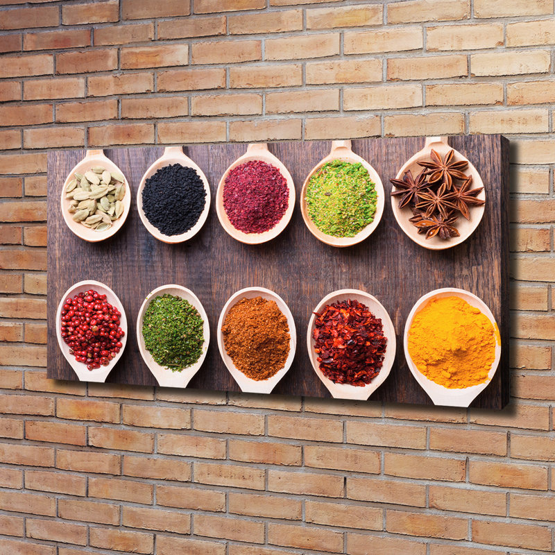Colourful Spices - Wrapped Canvas Print
