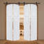 Porte coulissante double en panneau de fibres à densité moyenne de 24 po x 80 po avec deux portes pliantes doubles Cottagestyle-118308862