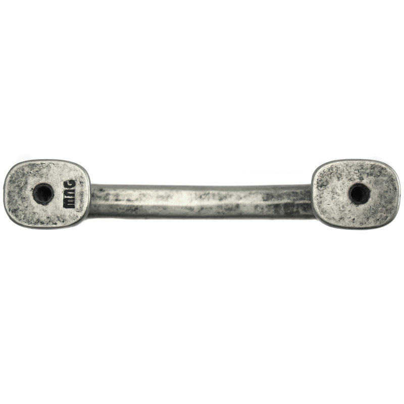 Riverstone Bar / Handle Pull, Distressed Pewter, 3"