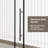 Frameless Shower Door Single Sliding,Clear Tempered Glass Shower Door With Zinc Roller Rail System,Stainless Steel Handle