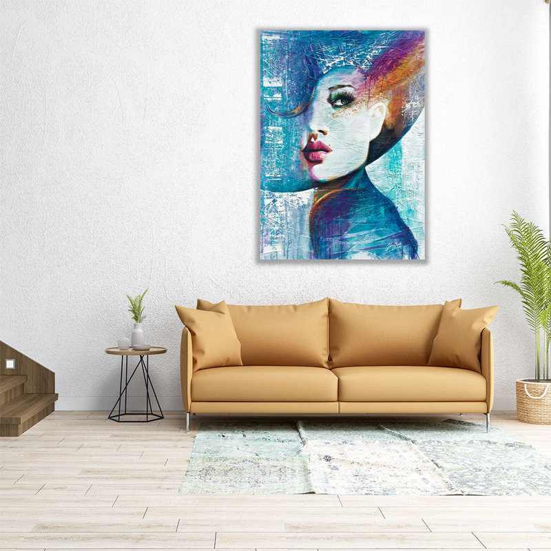 Angie - reproduction d'art sur toile, H 24 po x l 18 po