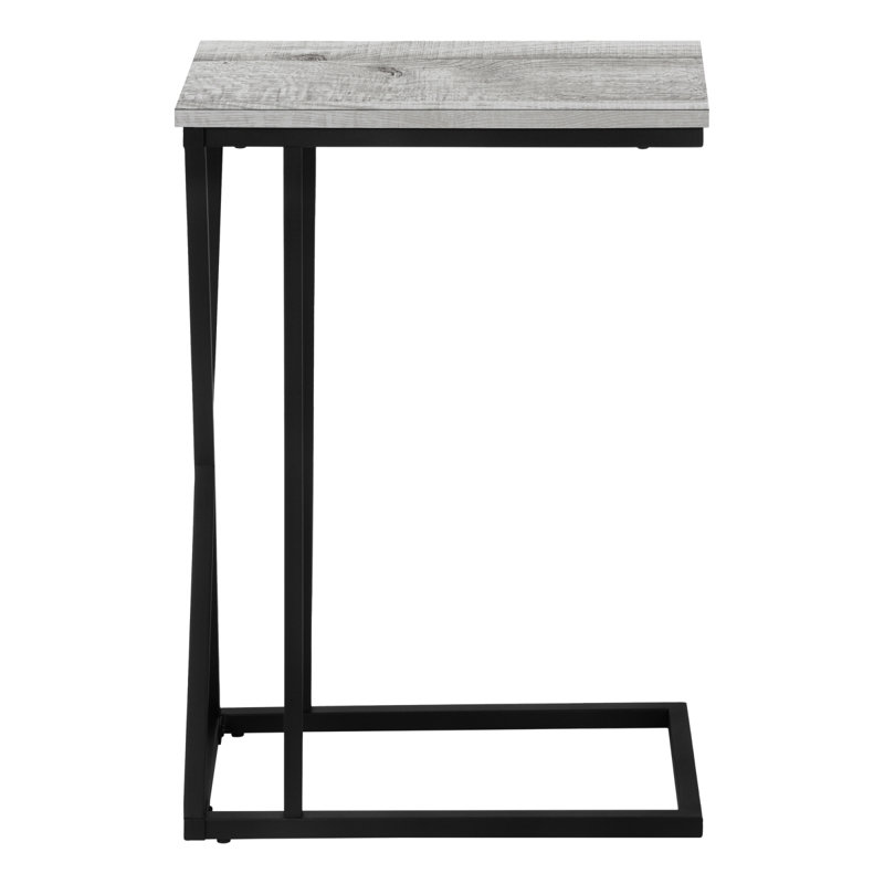 Table d'appoint polyvalente et contemporaine avec construction durable et attrait élégant, Gris