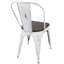 Chaise de salle à manger empilable Industrial-Farmhouse