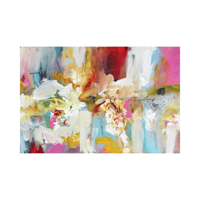 Abstract VIII by Andrada Anghel - Painting on Canvas, Wrapped Canvas, 45.72cm H x 66.04cm W x 3.81cm D