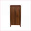 Armoire-bar à vin 28 bouteilles Cabinets, noyer brun moderne, l 17,8 po x P 15,95 po x H 35,43 po | Bois aggloméré | Traditionnel