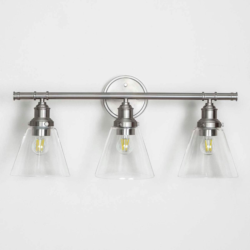 Hymir Armed Sconce, Brushed Nickel