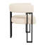 Fabric Upholstered Metal Armchair-505639105-505639104