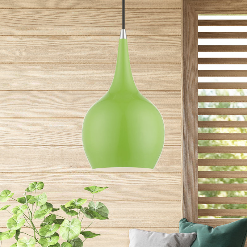 Tanna 1 - Light Single Pendant, Shiny Apple Green, Shiny Apple Green