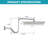 Rain Adjustable Shower Head 2.0 GPM GPM-86003578