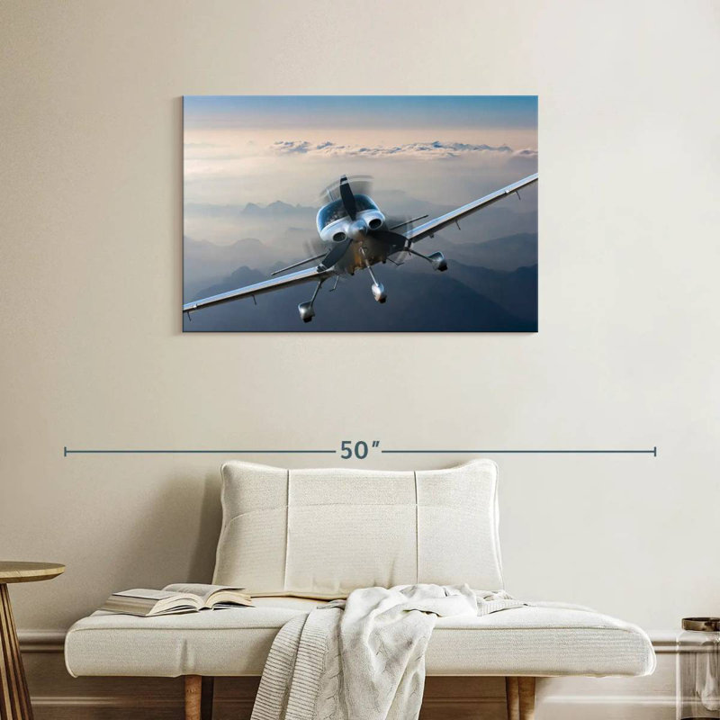 Mehar Private Propeller Plane, 24" H x 36" W