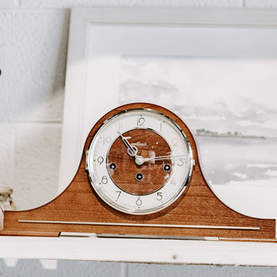 Solid Wood Mechanical Tabletop Clock
