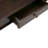 Carlton 44"W Solid Wood Transitional Coffee Table with Open Storage Shelf and Tapered Leg Design