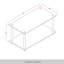 Table basse Easy Twist Assemblage en brun-1847721510