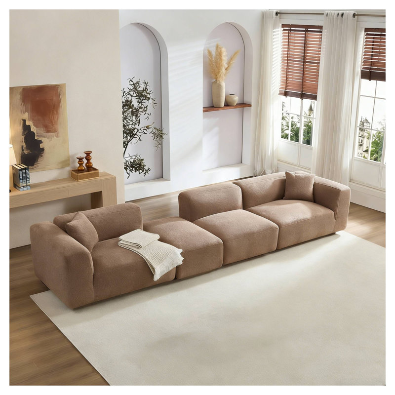 Canapé modulaire 4 places Camel