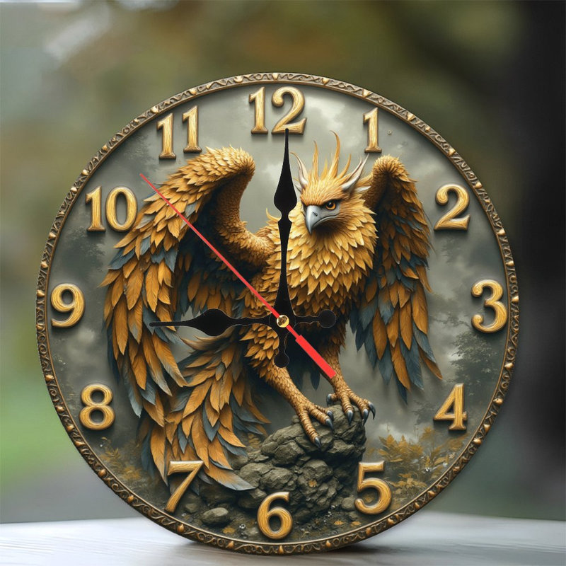Golden Eagle Clock