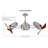 36" Duplo-Dinamico 3 - Blade Caged Ceiling Fan with Wall Control-2042220366