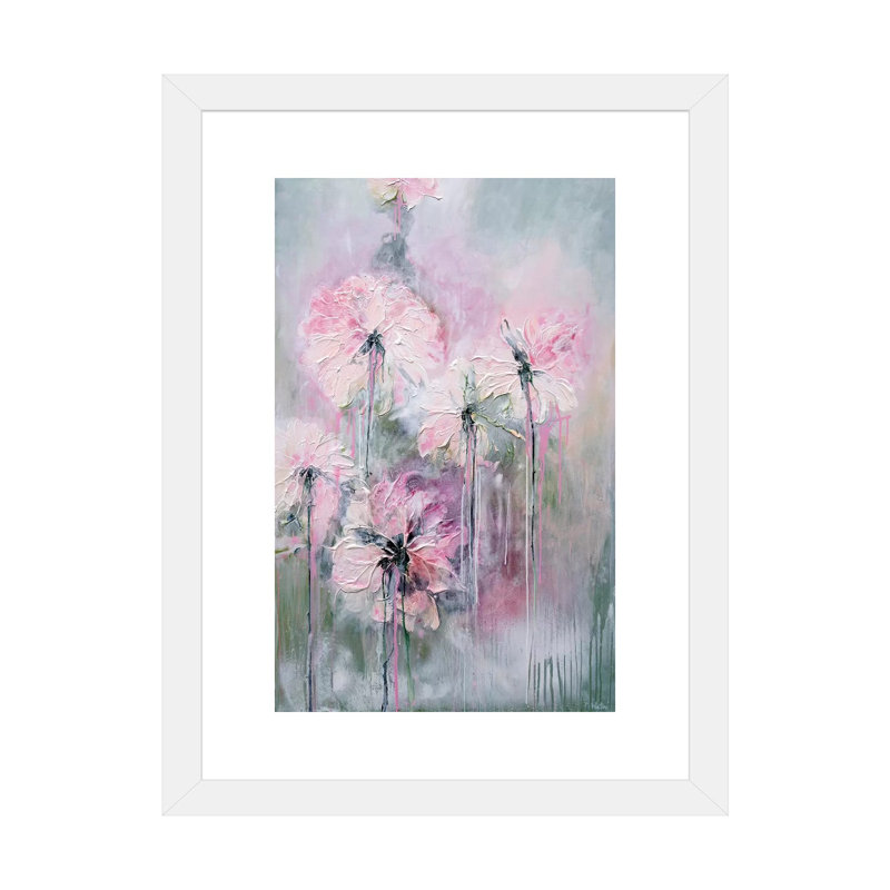 «Gentle Summer Rain», reproduction d'art, Papier blanc, H 24 po x l 16 po x P 1 po