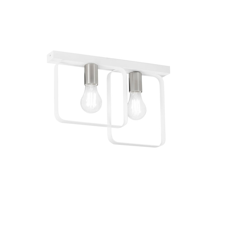 Solen Flush Mount, White