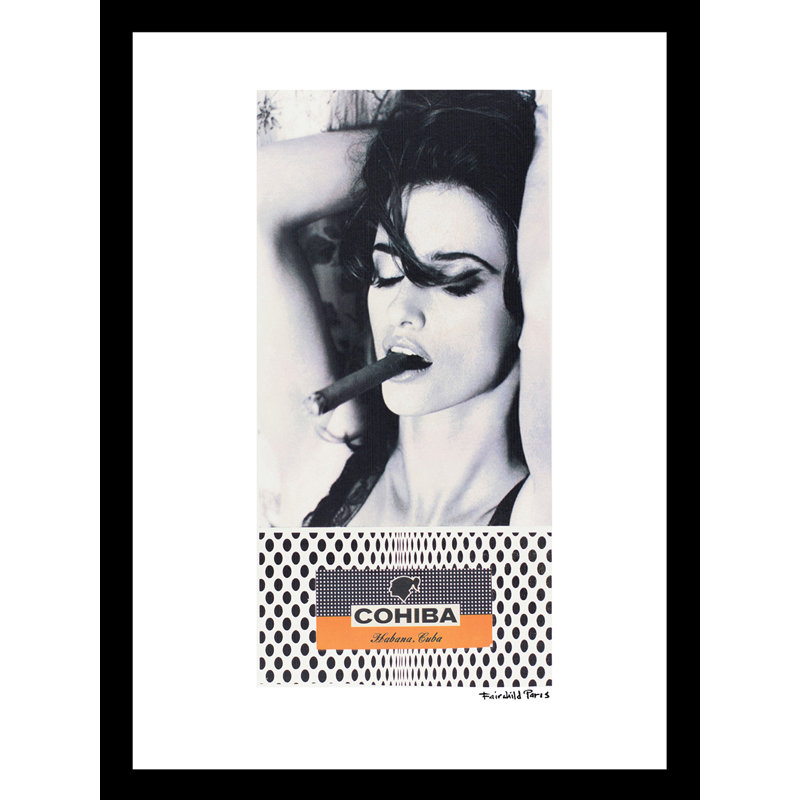 Impression encadrée Fairchild Paris CIGARES - 14 po x 18 po