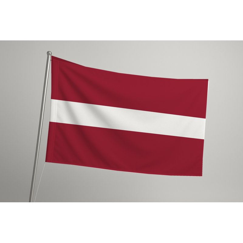 Drapeau de Lettonie — Drapeau d'extérieur, 24" H x 36" W